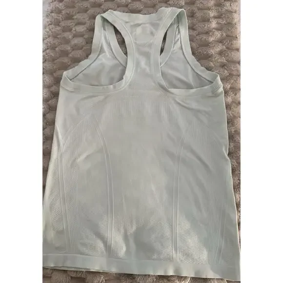 Athleta Womens Tank Green Racerback, White Half Zip, Blue Long Sleeve Lot Size S - Picture 2 of 16